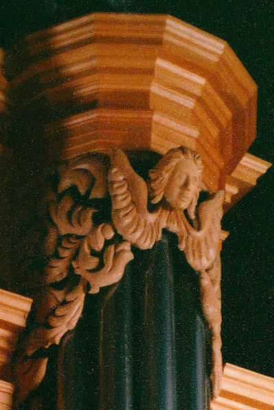Wood carvings and sculpture for the Fritts pipe organ at Grace Lutheran, Tacoma
